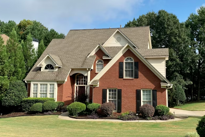 Well-kept residential home exterior